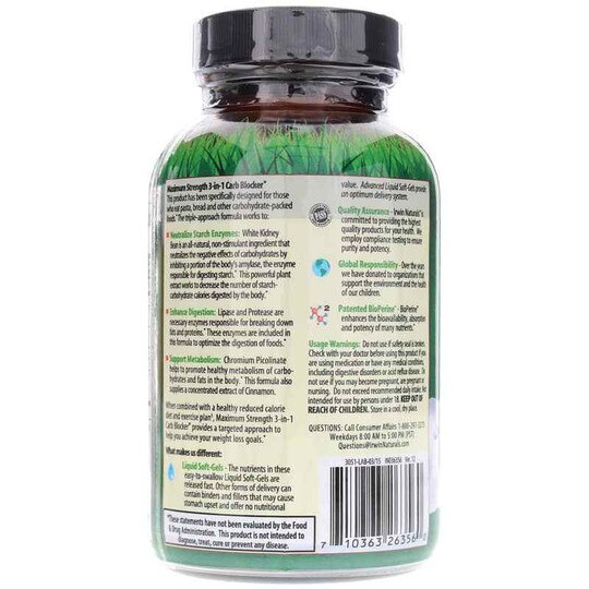 3-in-1 Carb Blocker, IRN